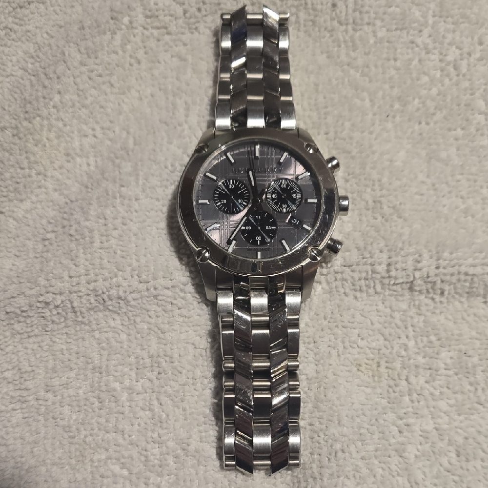 Silver Chronograph Watch
